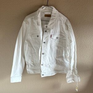 Levi's Classic White Denim Jacket NWT